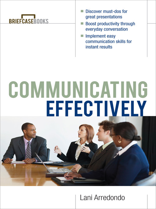 Cover image for Communicating Effectively